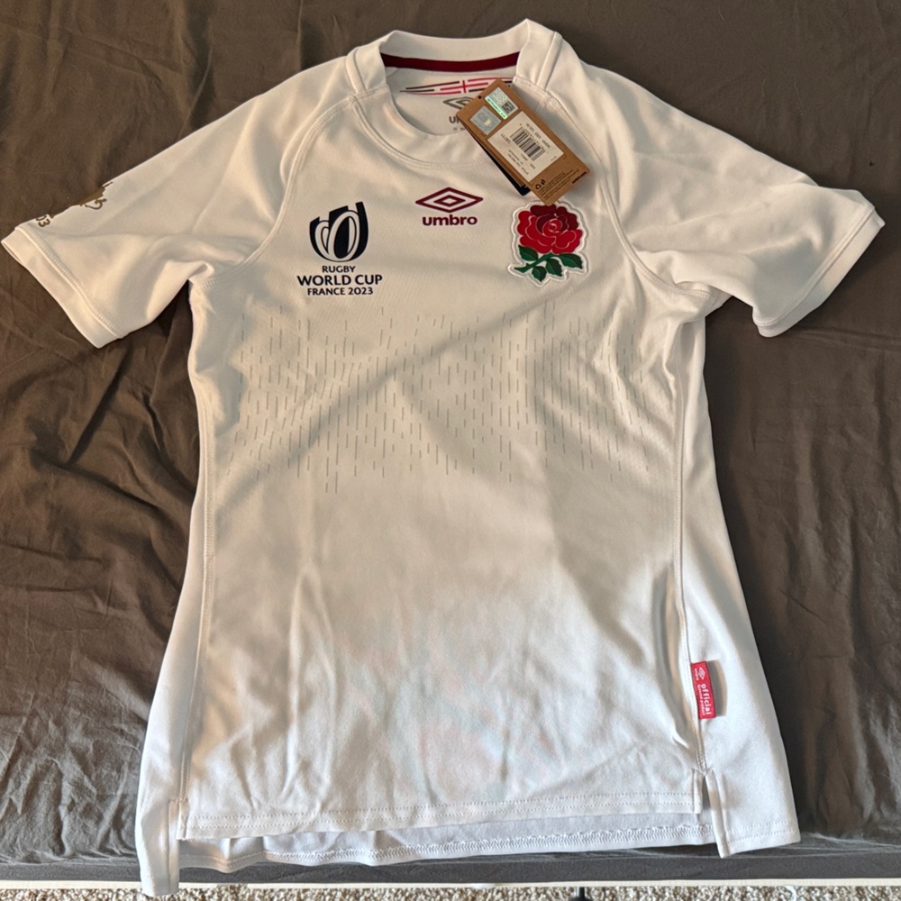 NWT Umbro White England 2023 Rugby World Cup - Women’s UK10/US6